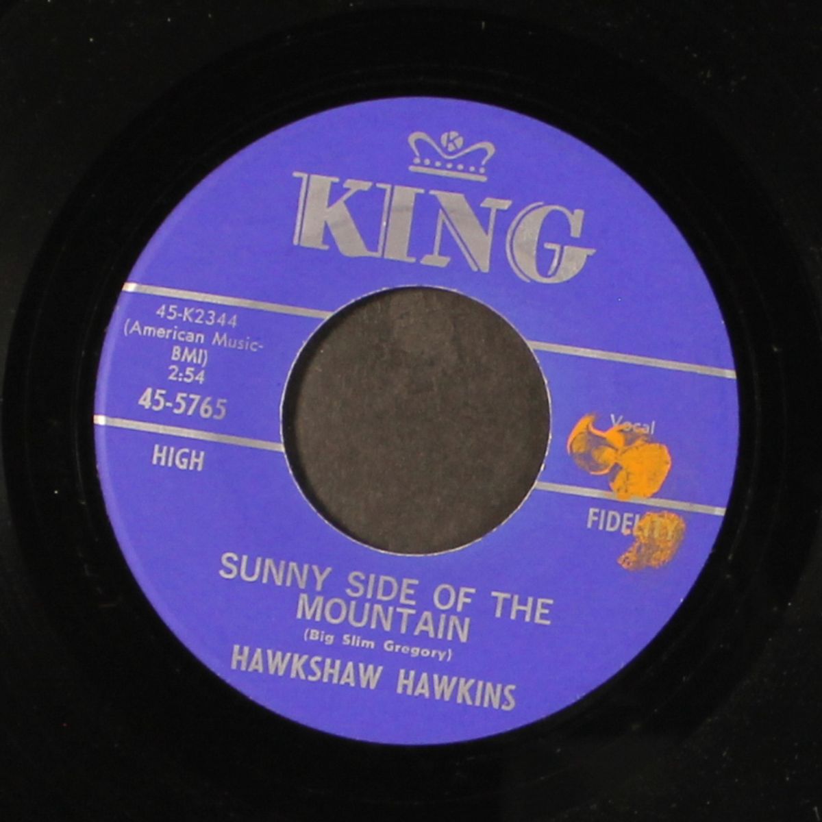 love died tonight / sunny side of the mountain by HAWKSHAW HAWKINS