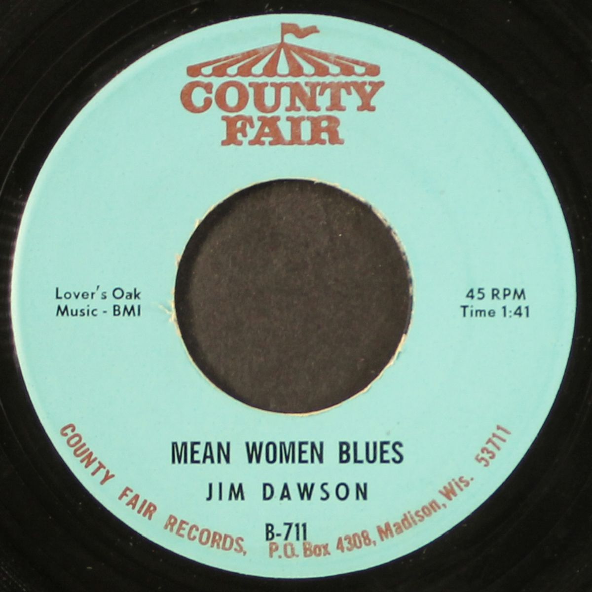 big black bug boogie / mean woman blues by JIMMY DAWSON