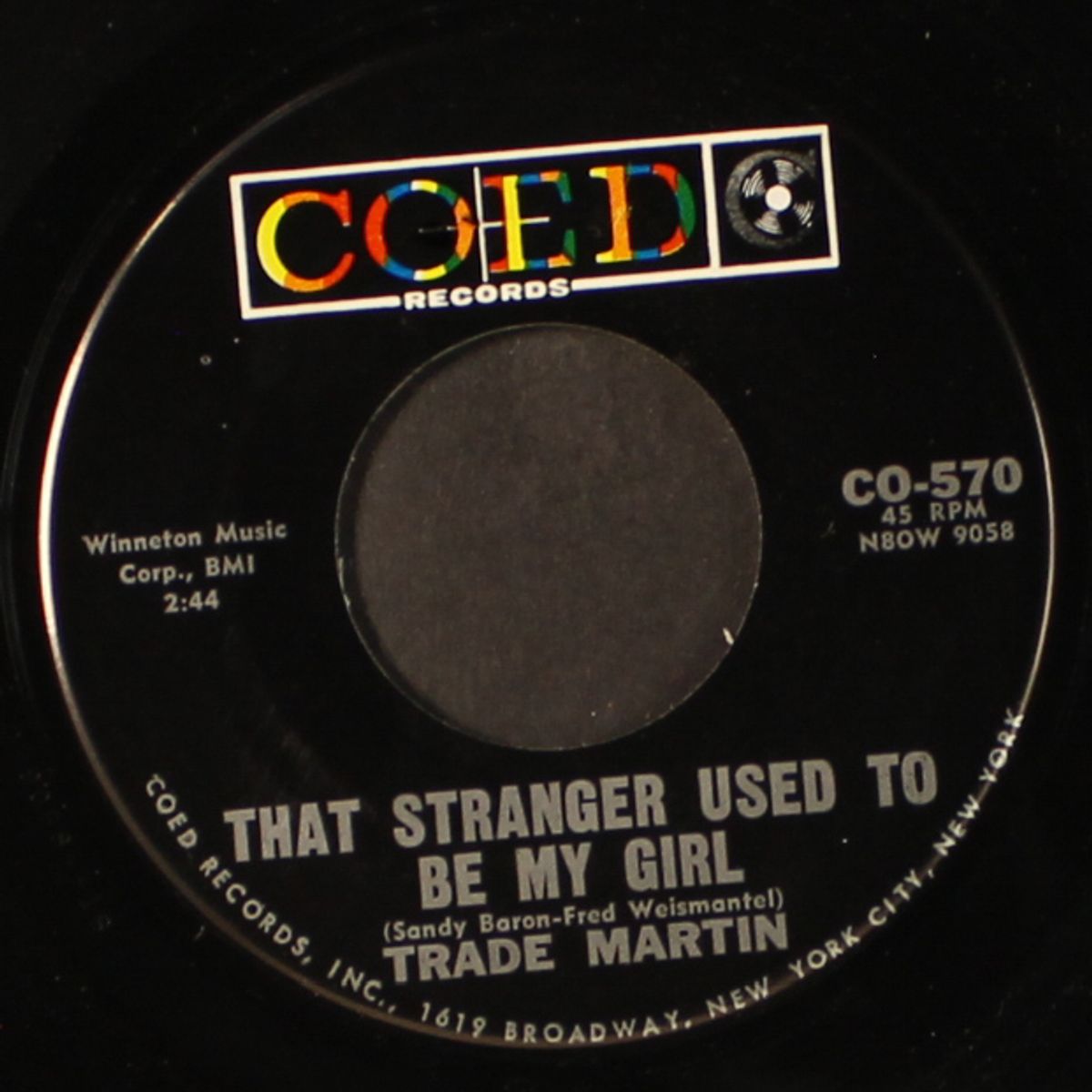 that stranger used to be my girl / we'll be dancin' on the moon by TRADE MARTIN