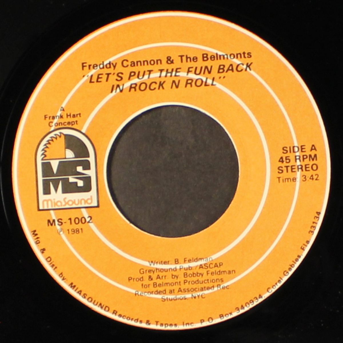 let's put the fun back in rock n roll / your mama ain't always right by FREDDY CANNON