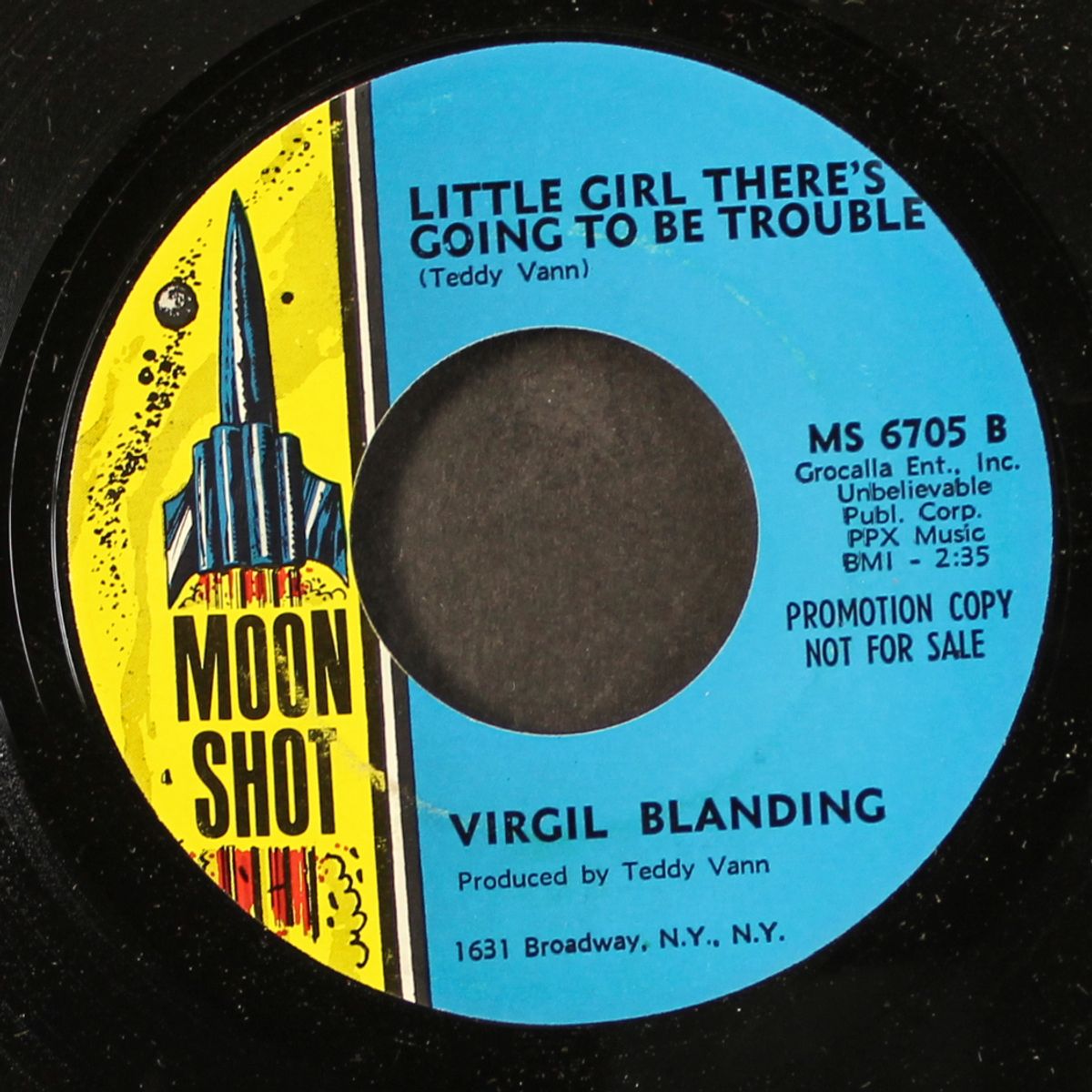 little girl there's going to be trouble by VIRGIL BLANDING