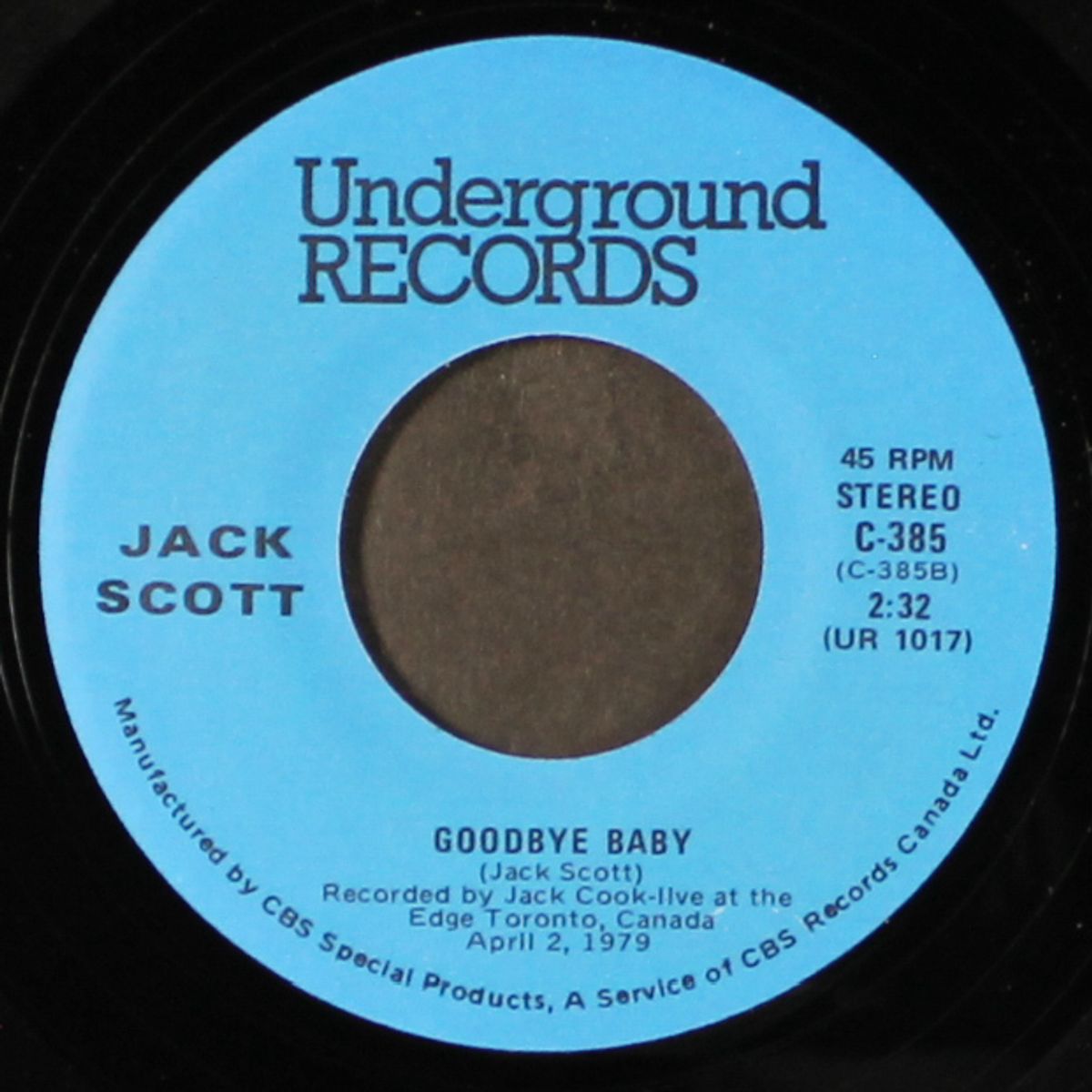 blue moon, goodnight my love / goodbye baby by JACK SCOTT