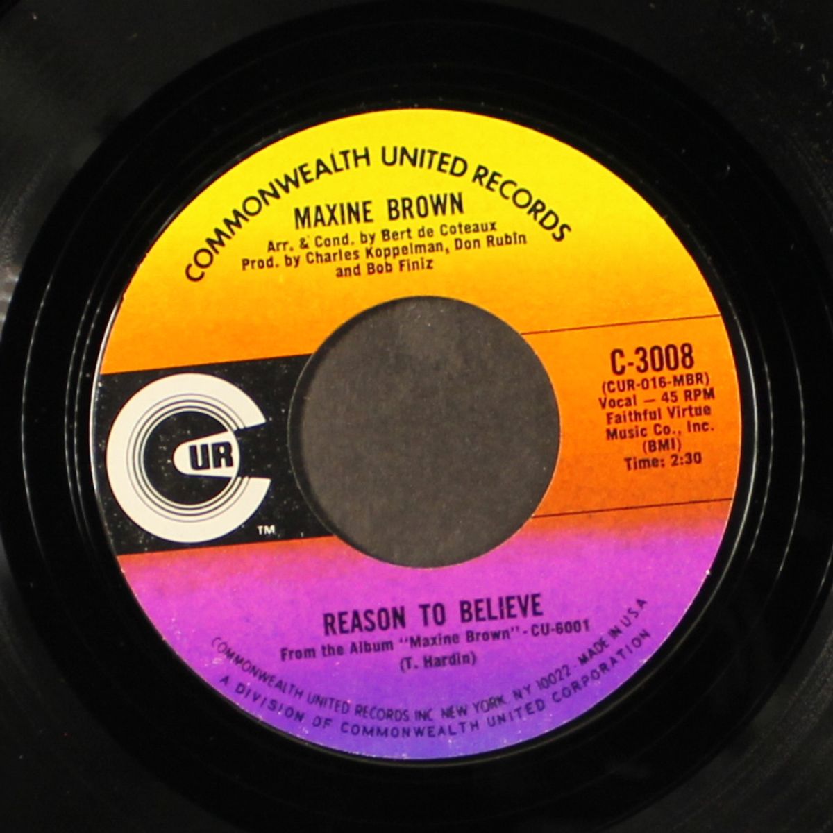 i can't get along without you / reason to believe by MAXINE BROWN