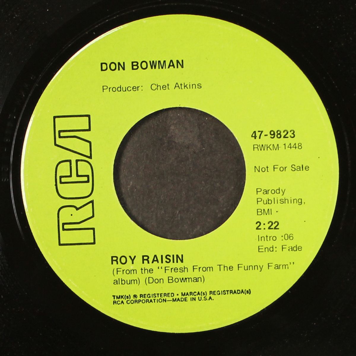 still / roy raisin by DON BOWMAN