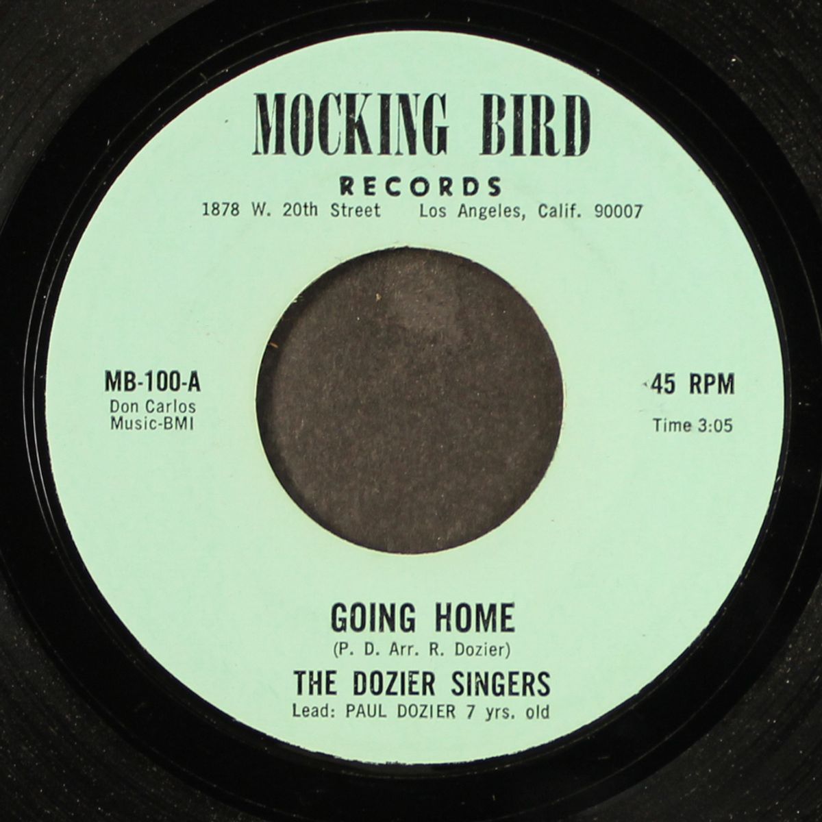 going home / a certain time to pray by DOZIER SINGERS
