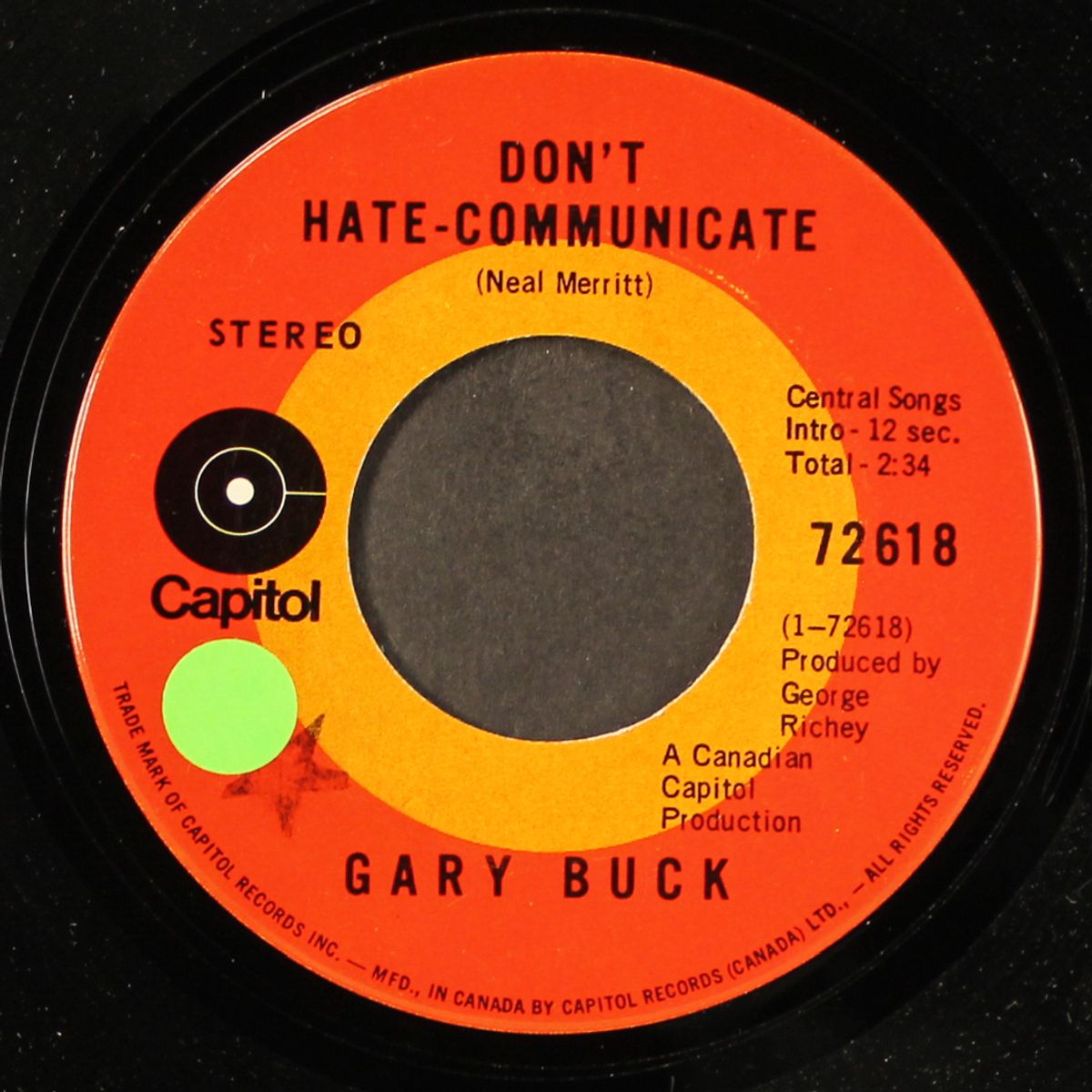 don't hate-communicate / it ain't no big thing by GARY BUCK