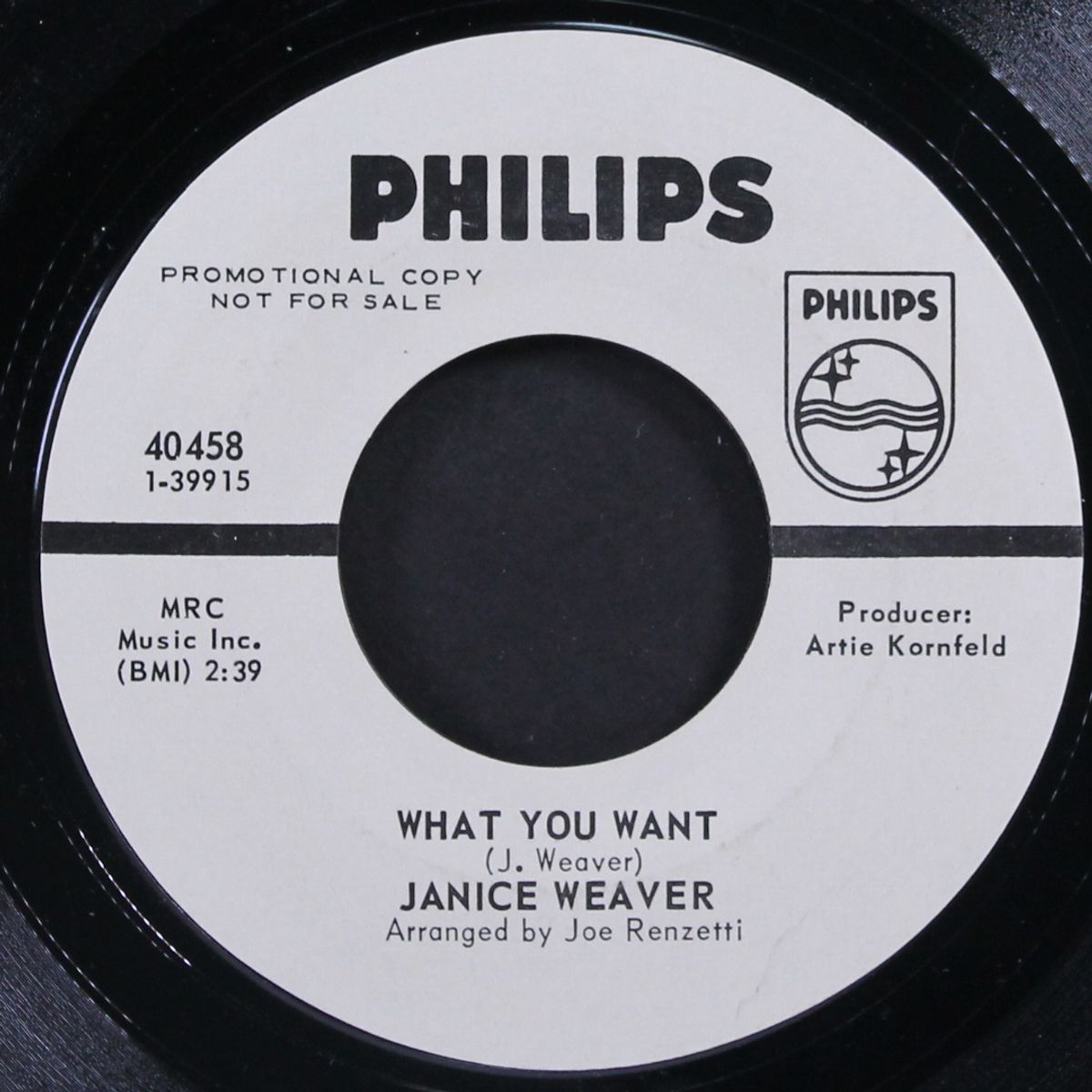 reason to believe / what you want by JANICE WEAVER