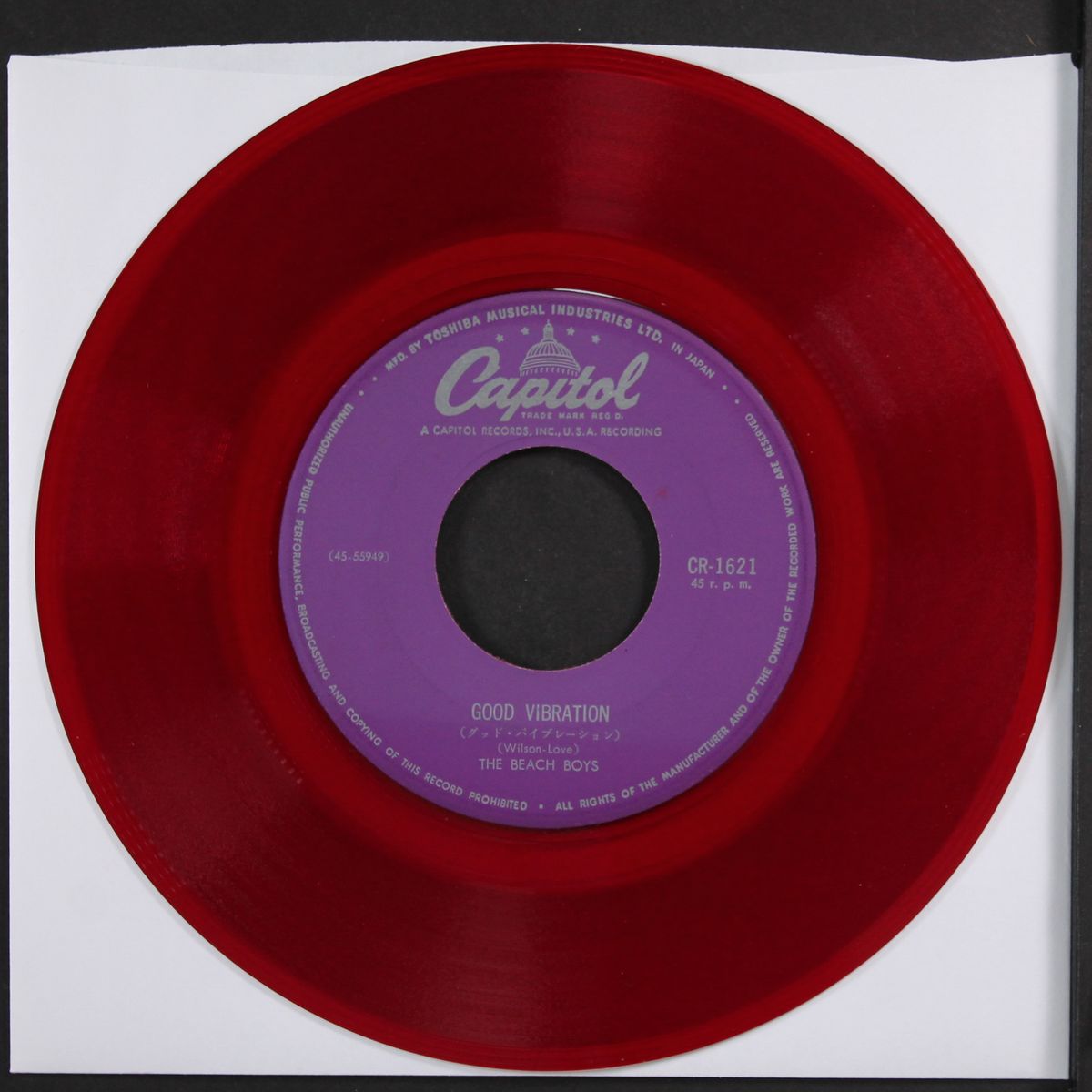 good vibrations / let's go away for awhile by BEACH BOYS
