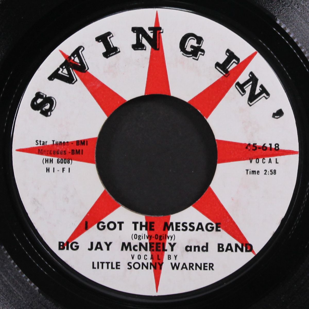 i got the message / psycho serenade by BIG JAY MCNEELY