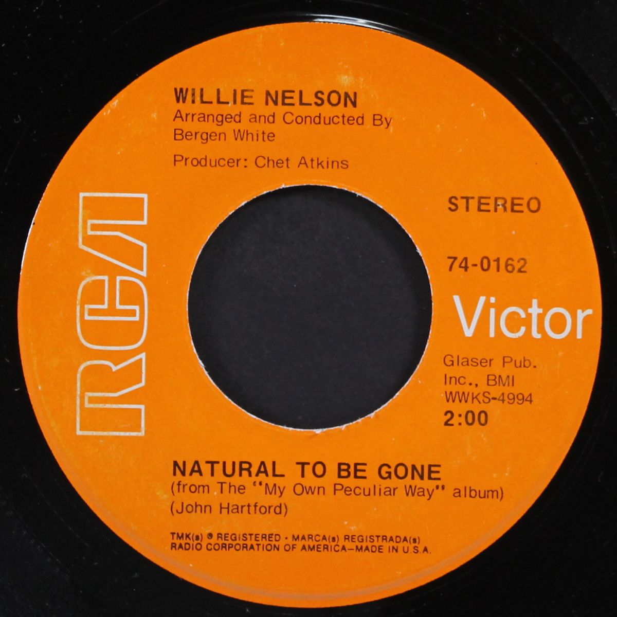 jimmy's road / natural to be gone by WILLIE NELSON