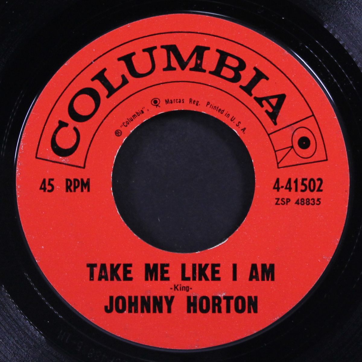 take me like i am / i'm ready, if you're willing by JOHNNY HORTON