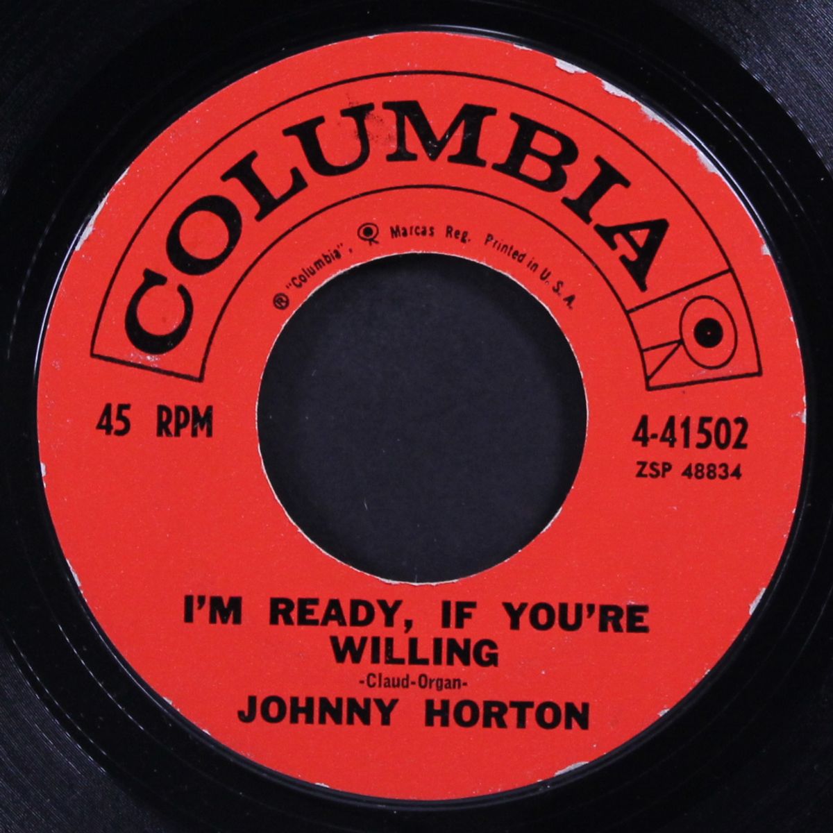 take me like i am / i'm ready, if you're willing by JOHNNY HORTON