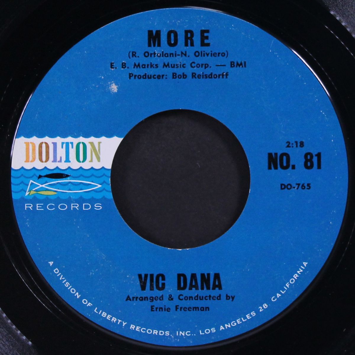 more / that's why i'm sorry by VIC DANA