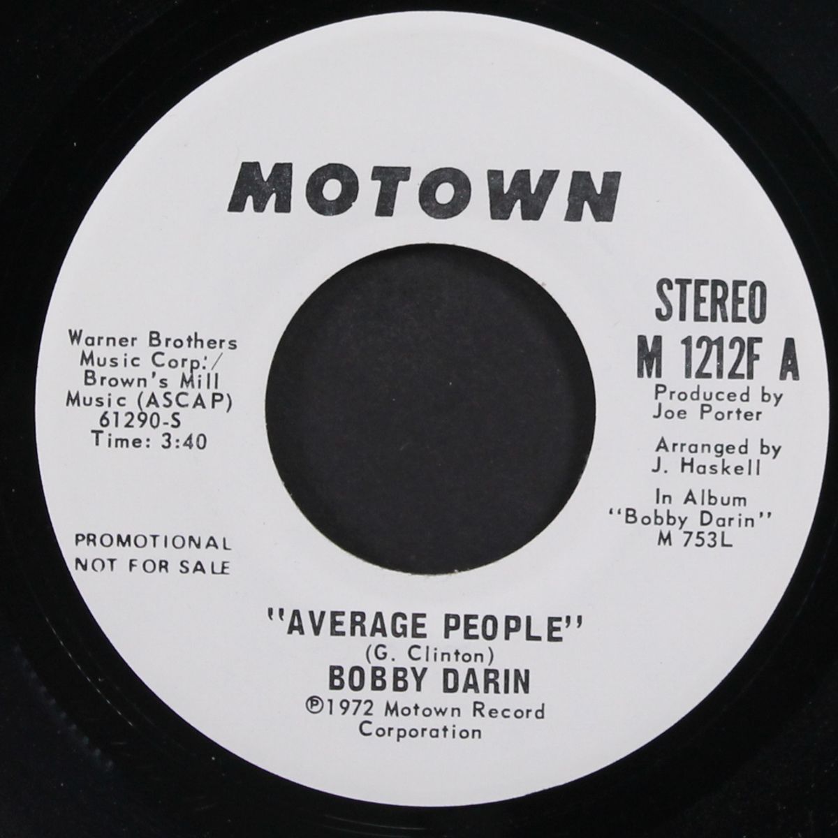 average people / mono by BOBBY DARIN