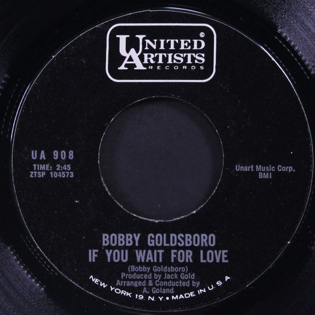 if you wait for love by BOBBY GOLDSBORO