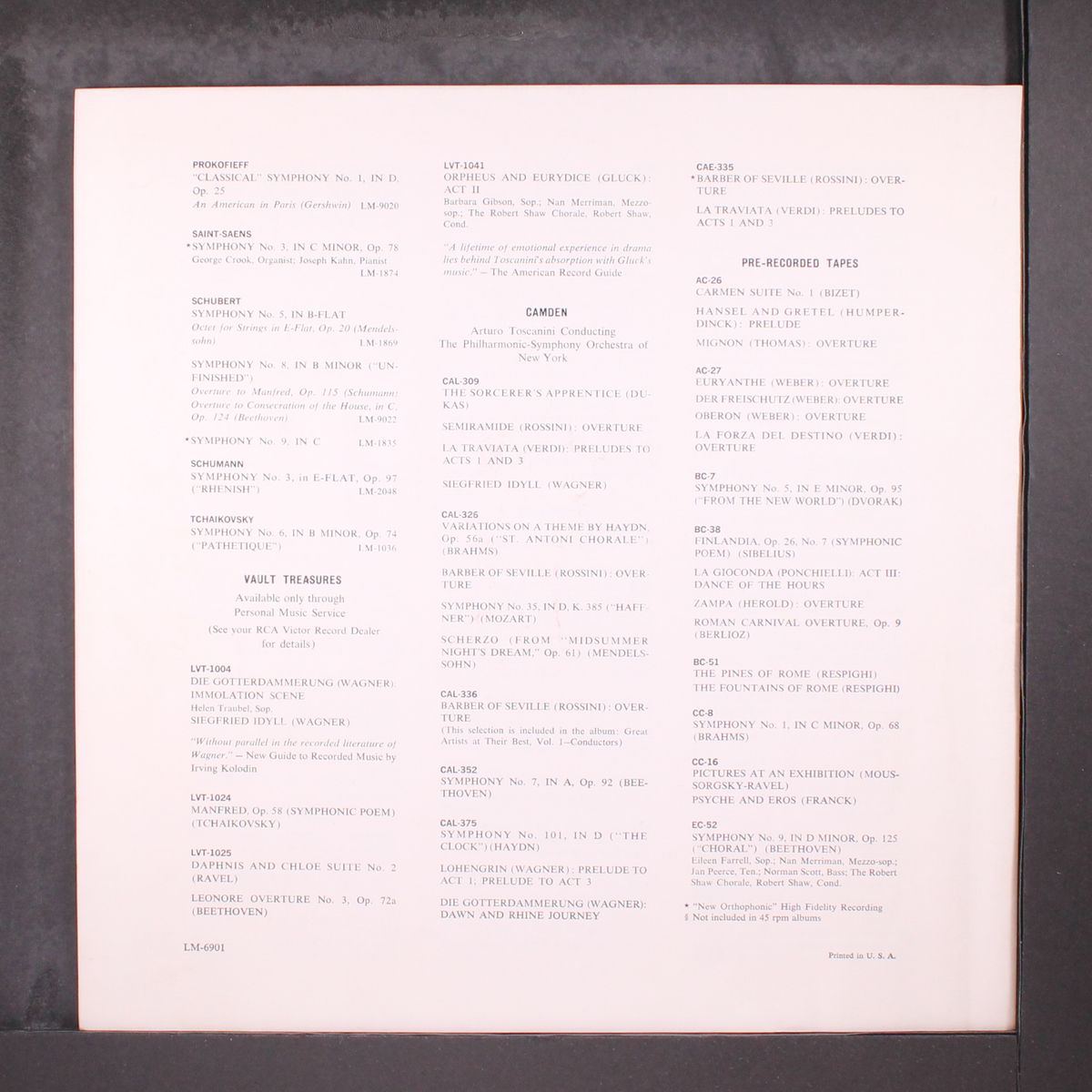 nine beethoven symphonies by ARTURO TOSCANINI