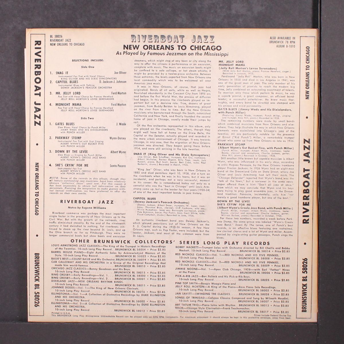 riverboat jazz, new orleans to chicago by VARIOUS