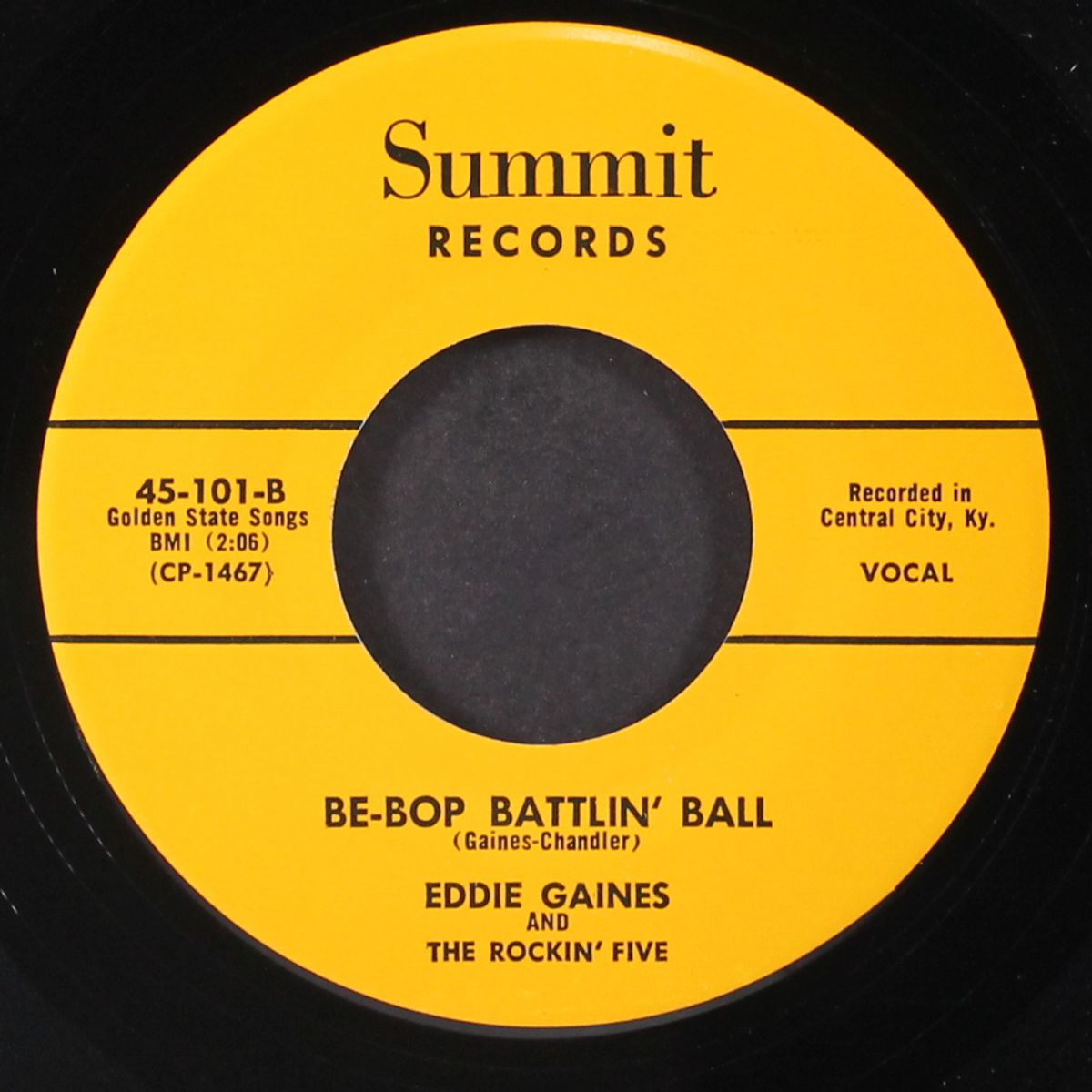 be-bop battlin' ball by EDDIE GAINES