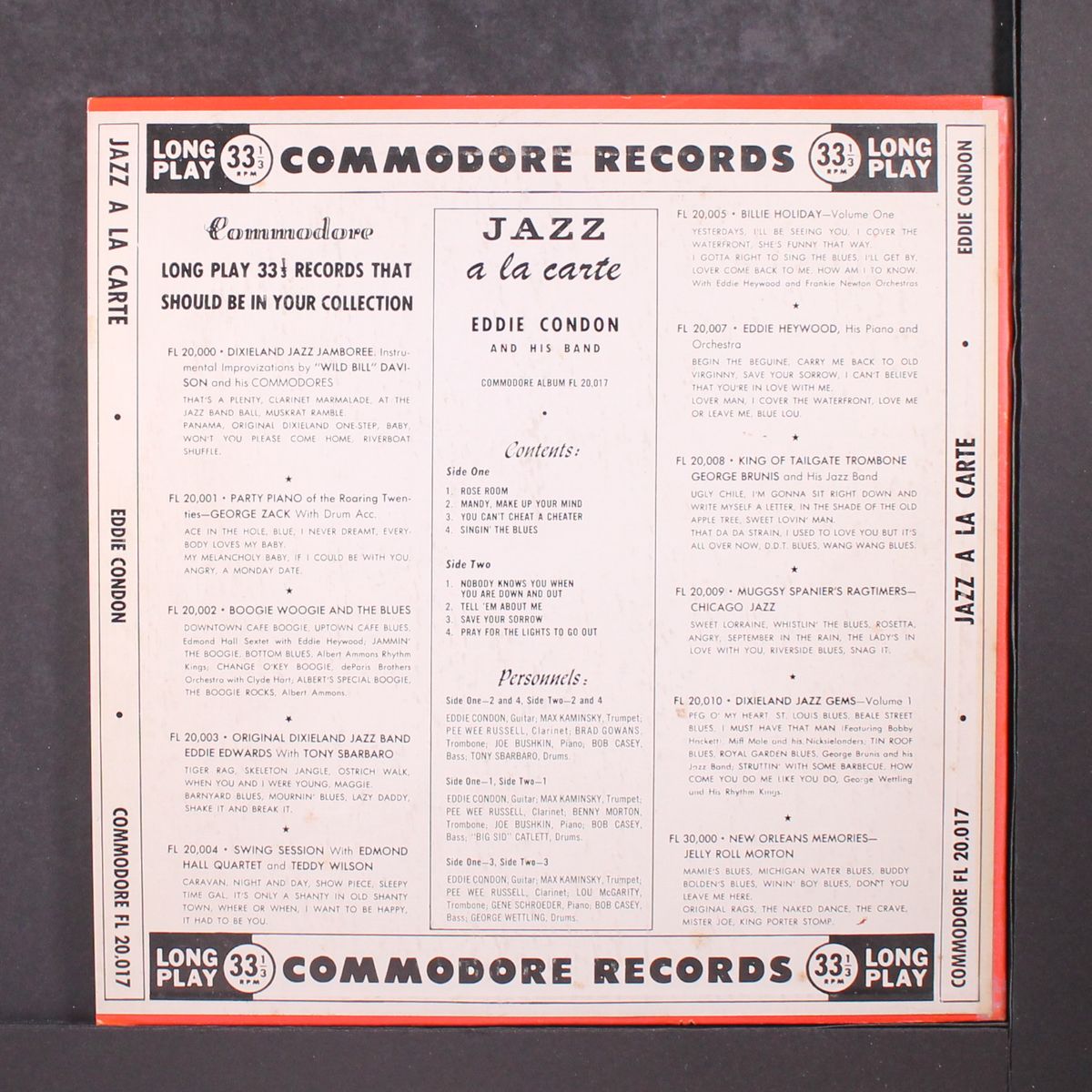 jazz a la carte by EDDIE CONDON