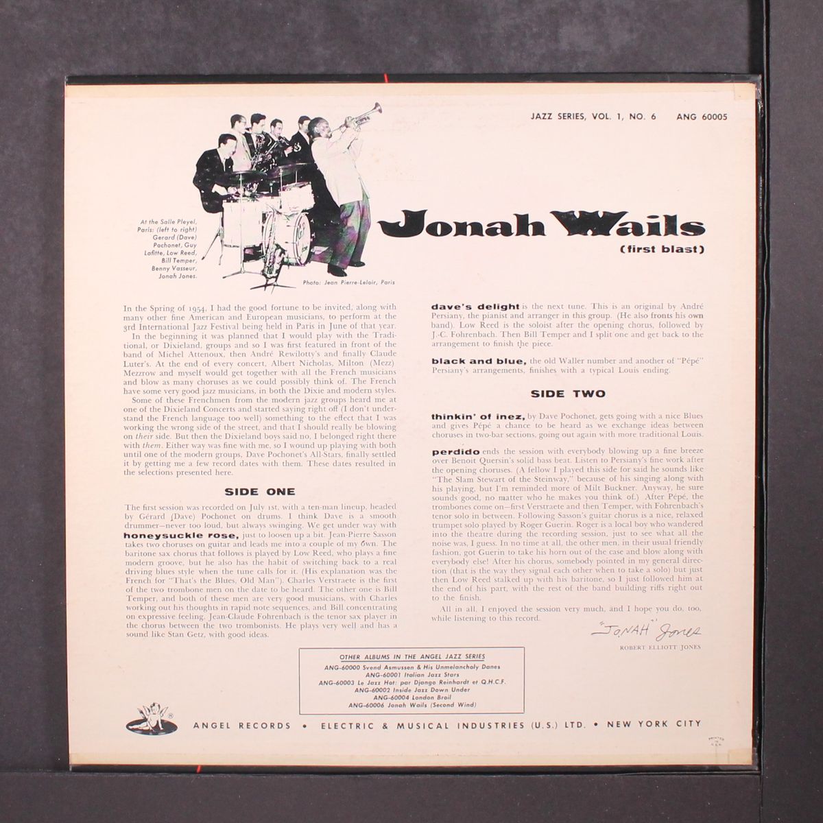 jonah wails, first blast by JONAH JONES