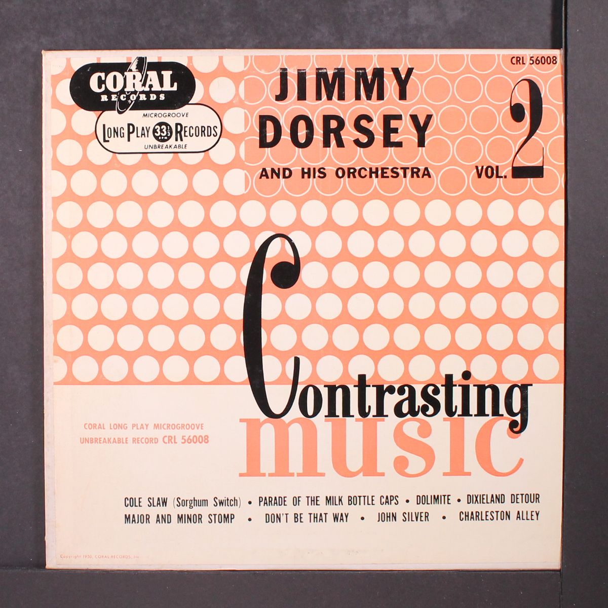 contrasting music, vol. 2 by JIMMY DORSEY