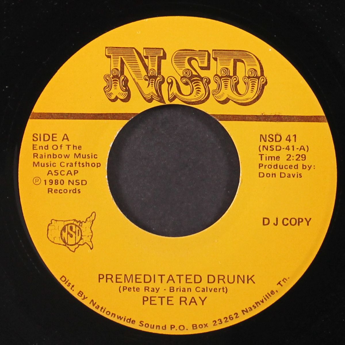 premeditated drunk / what's left of me by PETE RAY
