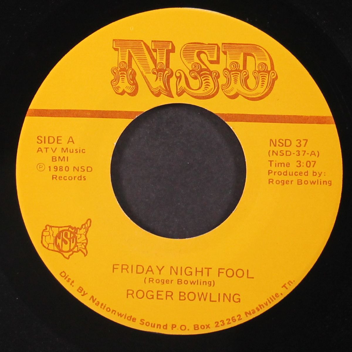 friday night fool / there'll never be a love song by ROGER BOWLING