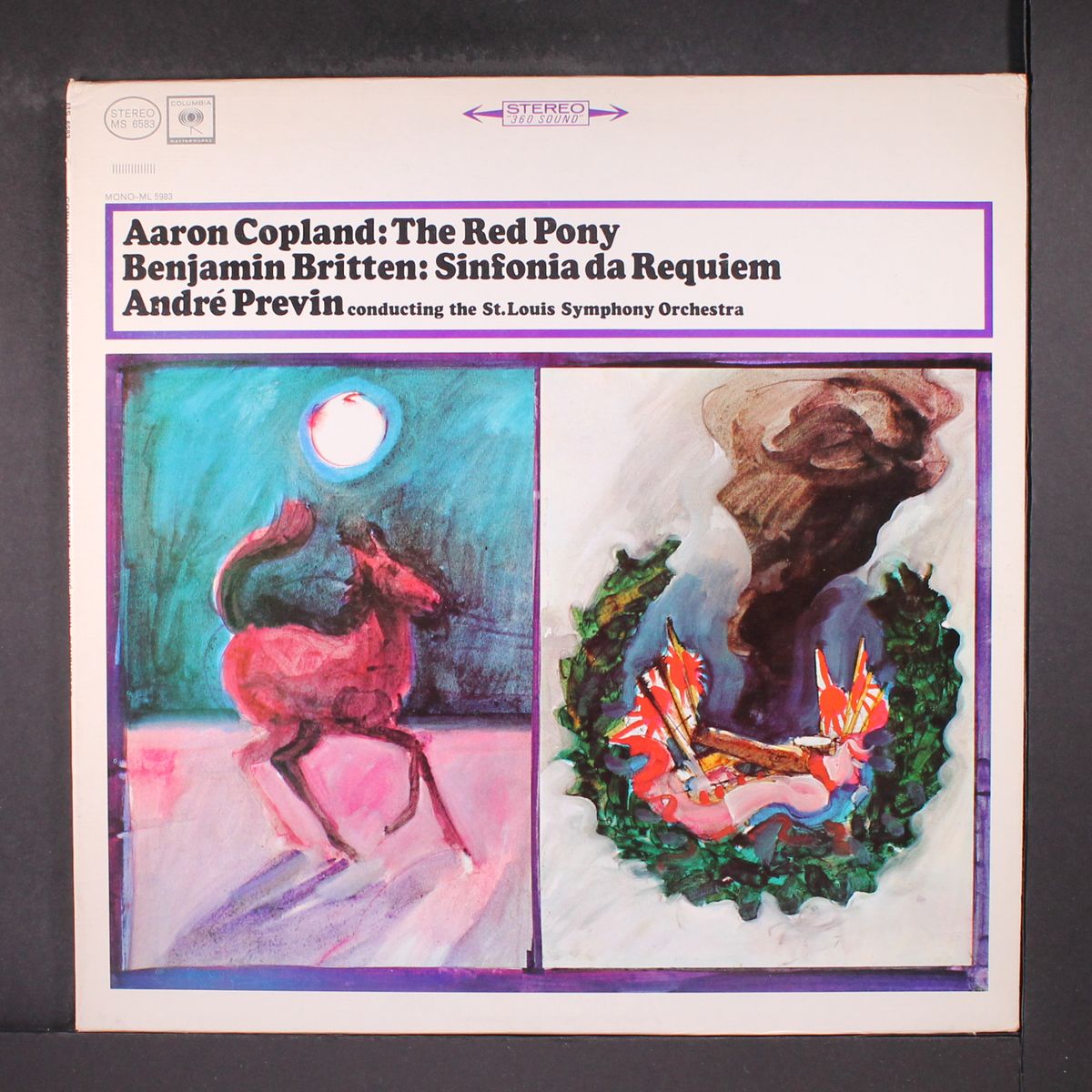 copland: the red pony, britten: sinfonia da requiem by ANDRE PREVIN