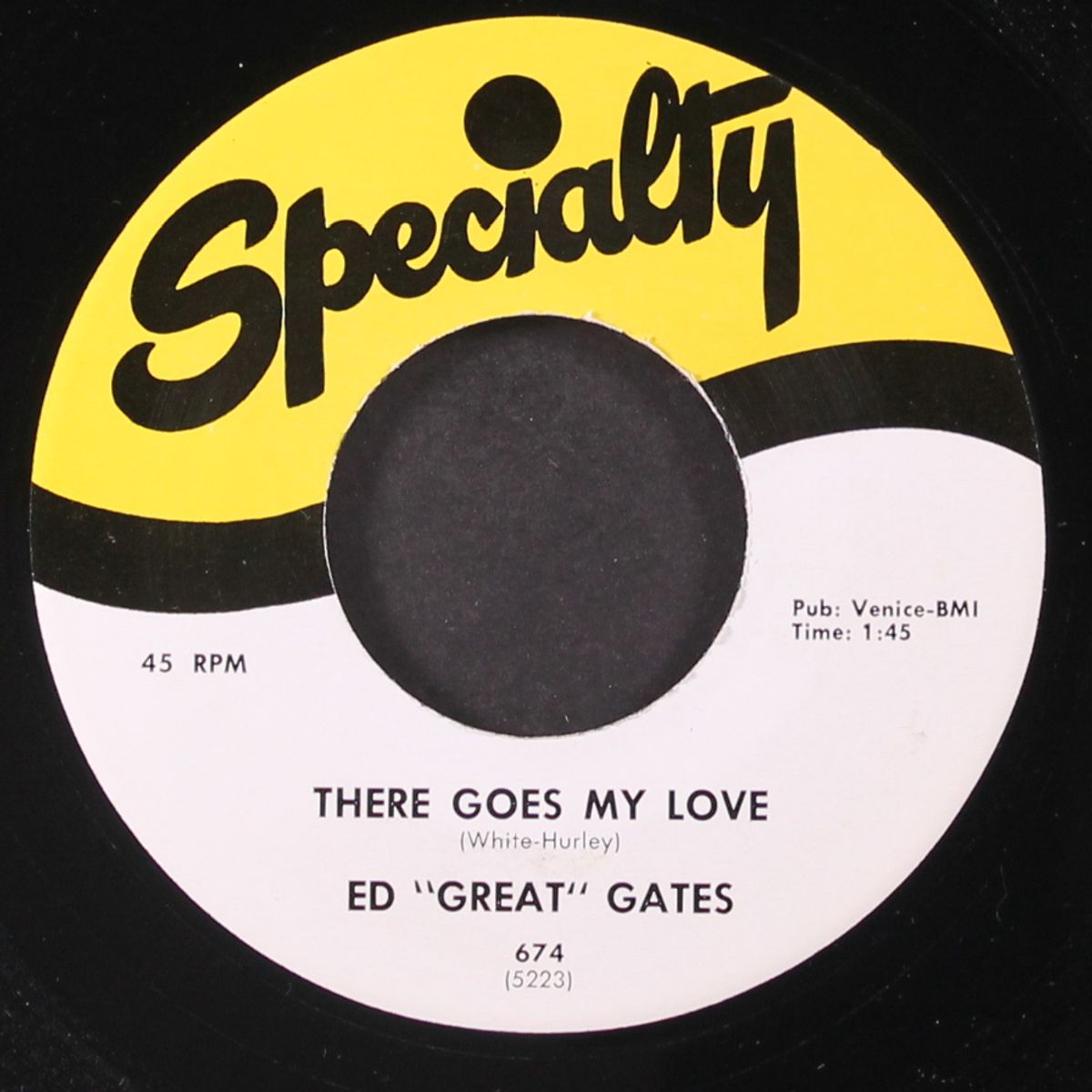 everybody's happy / there goes my love by ED ' GREAT' GATES
