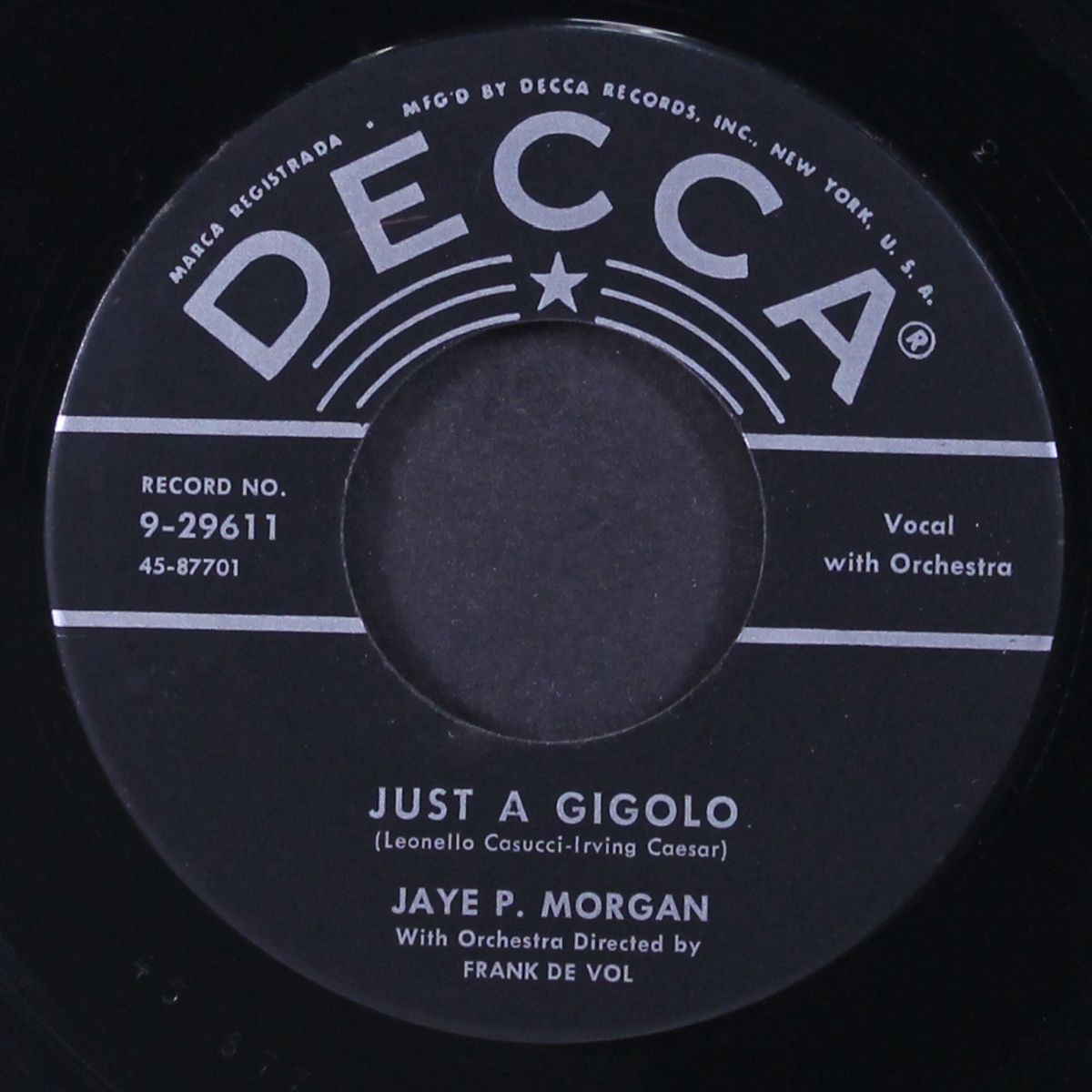 just a gigolo by JAYE P. MORGAN