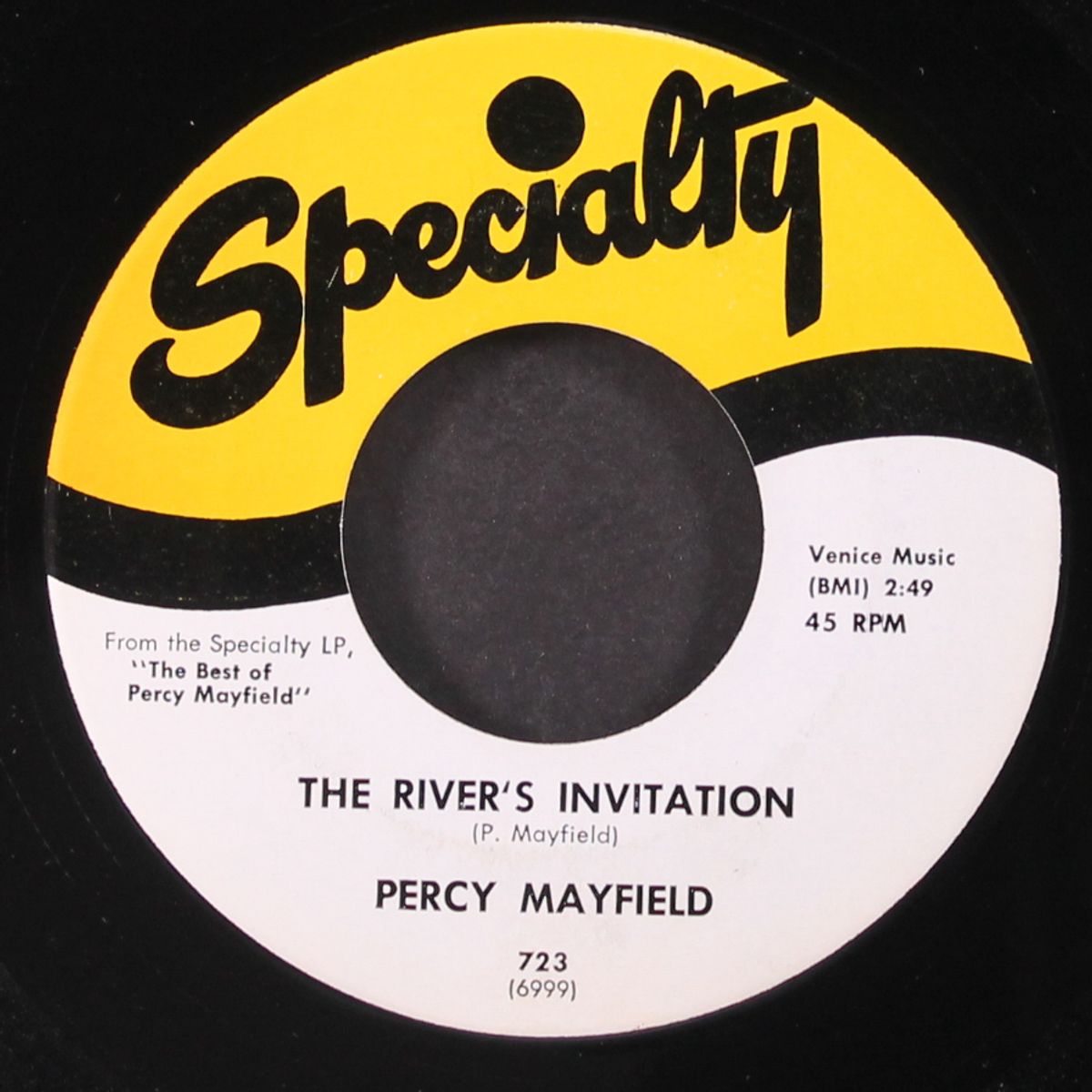 lost mind / the river's invitation by PERCY MAYFIELD