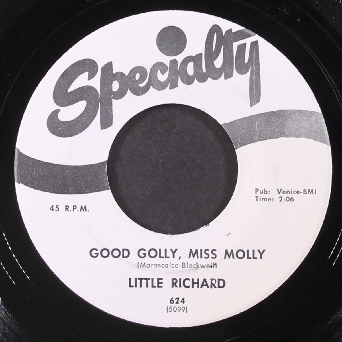 good golly, miss molly / hey-hey-hey-hey by LITTLE RICHARD