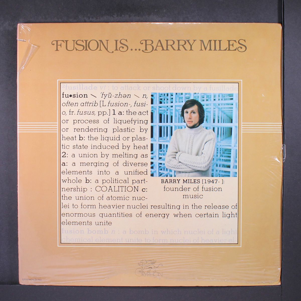 fusion is... by BARRY MILES