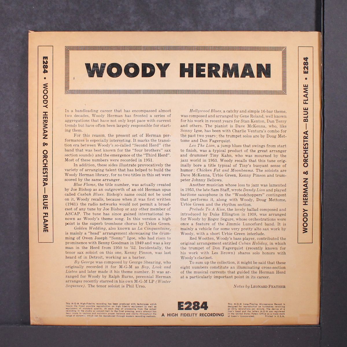 blue flame by WOODY HERMAN