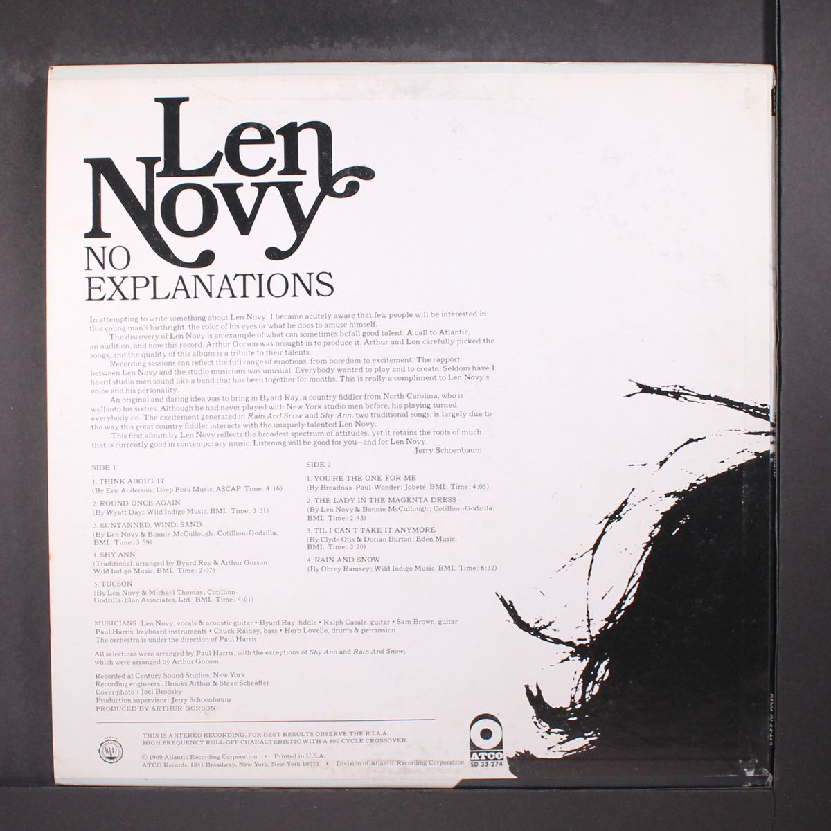 no explanations by LEN NOVY
