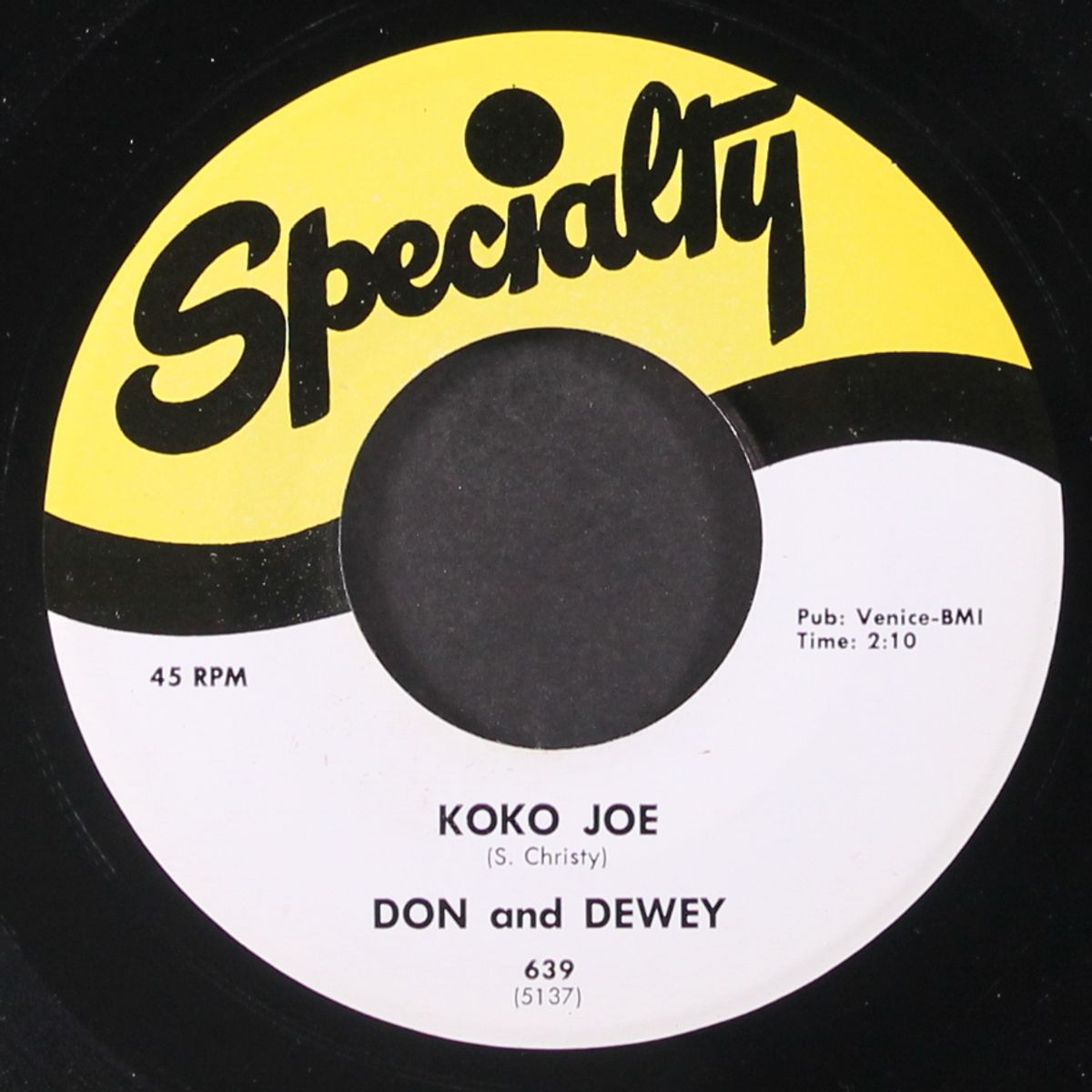 koko joe / the letter by DON & DEWEY