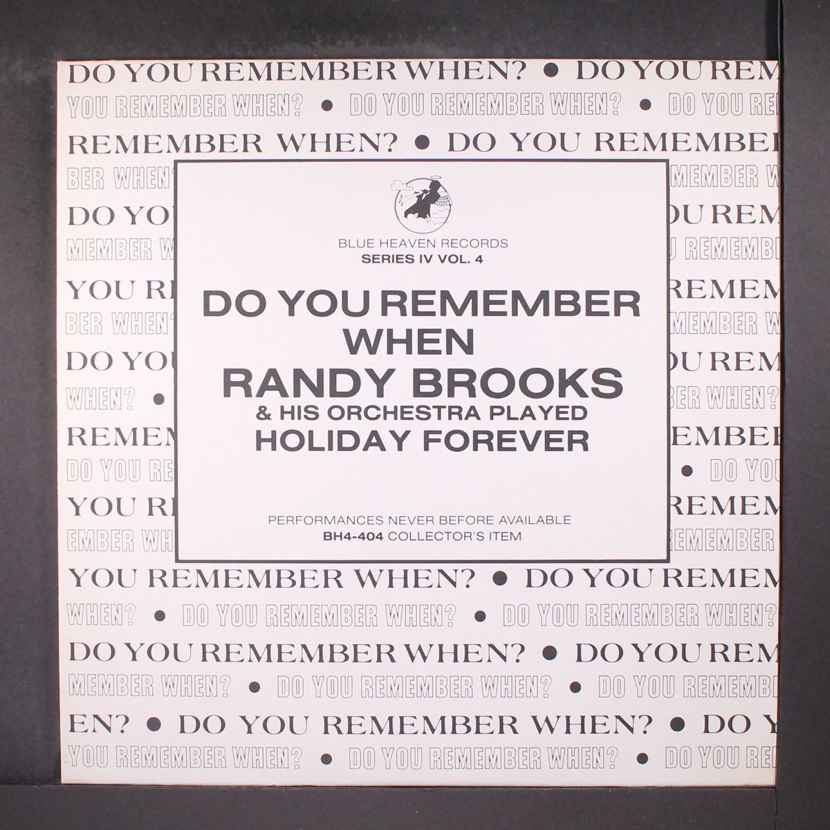 do you remember when by RANDY BROOKS