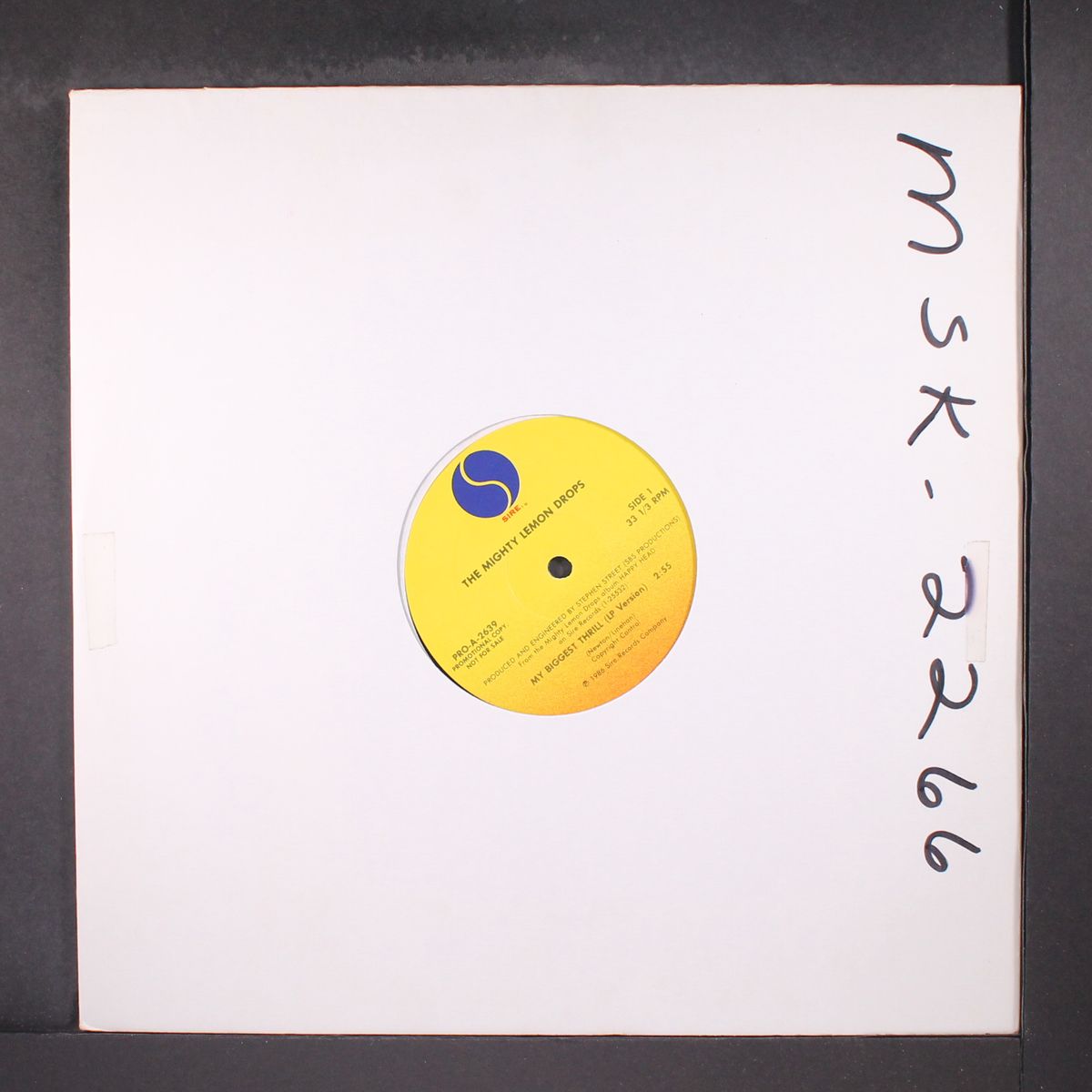 my biggest thrill / same by MIGHTY LEMON DROPS