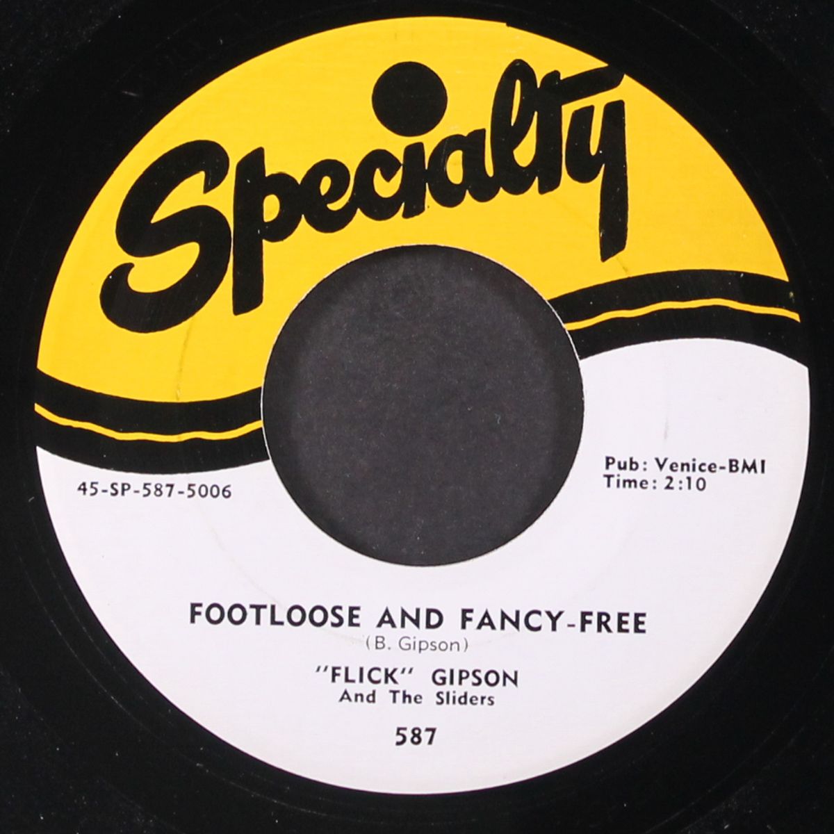 etta mae / footloose and fancy-free by FLICK GIPSON & SLIDERS