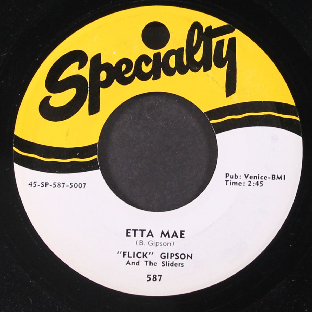etta mae / footloose and fancy-free by FLICK GIPSON & SLIDERS