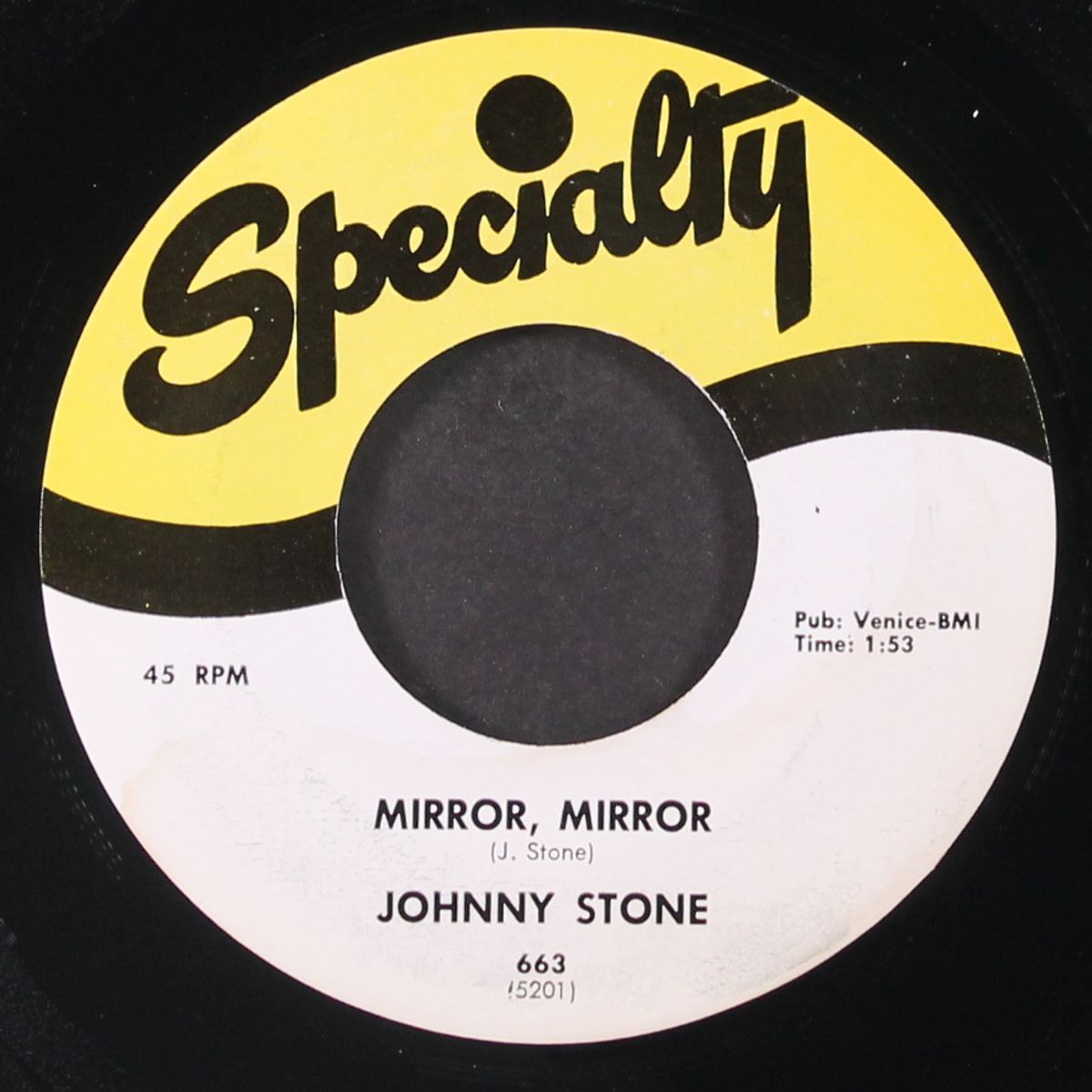 be sure / mirror, mirror by JOHNNY STONE