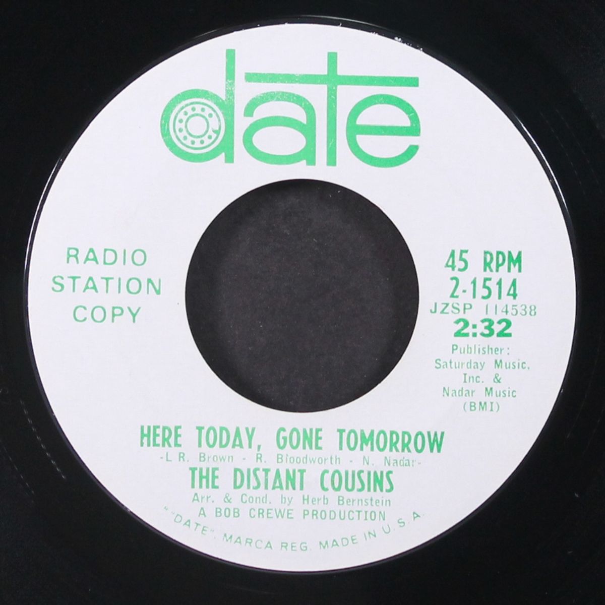 she ain't lovin' you / here today gone tomorrow by DISTANT COUSINS