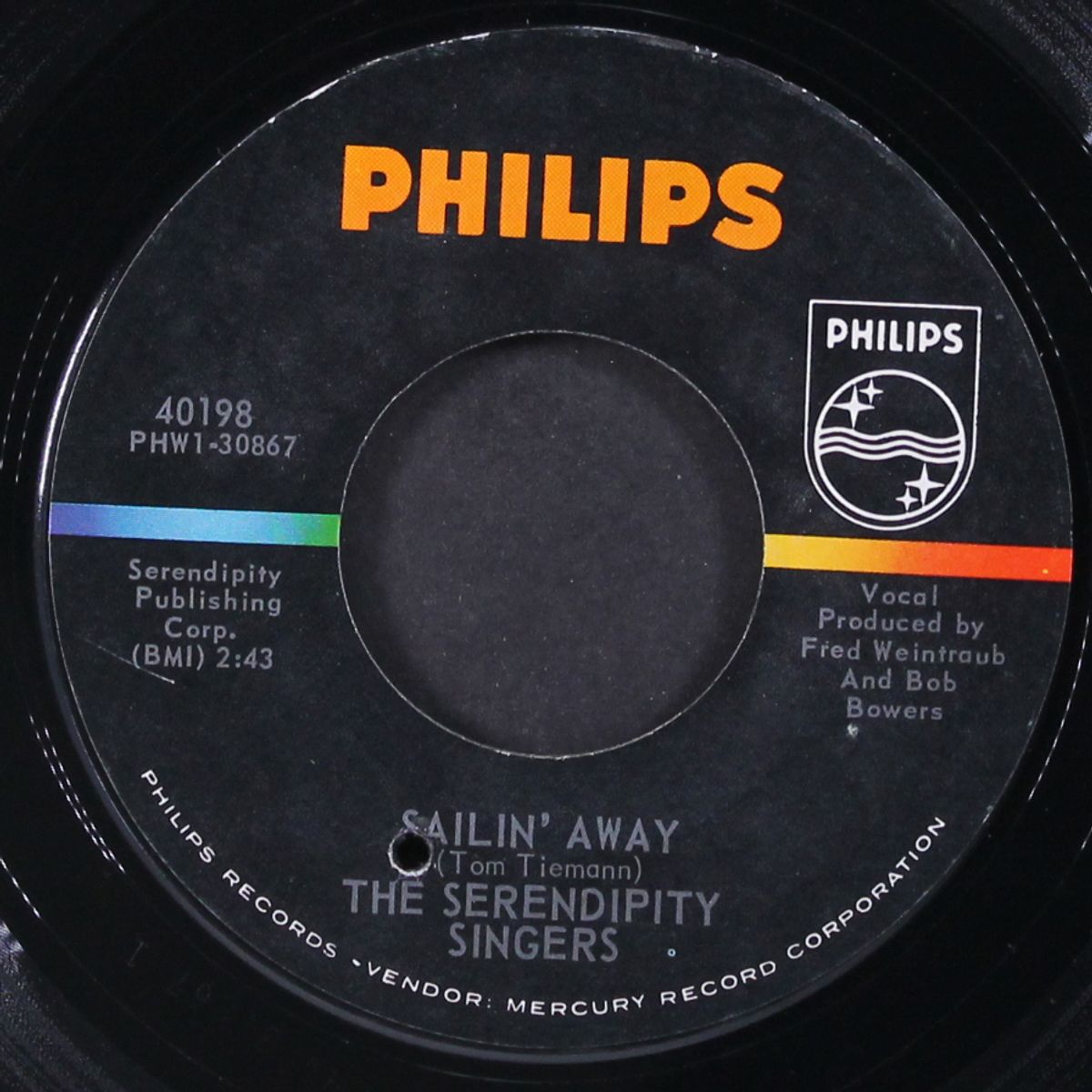 beans in my ears / sailin' away by SERENDIPITY SINGERS
