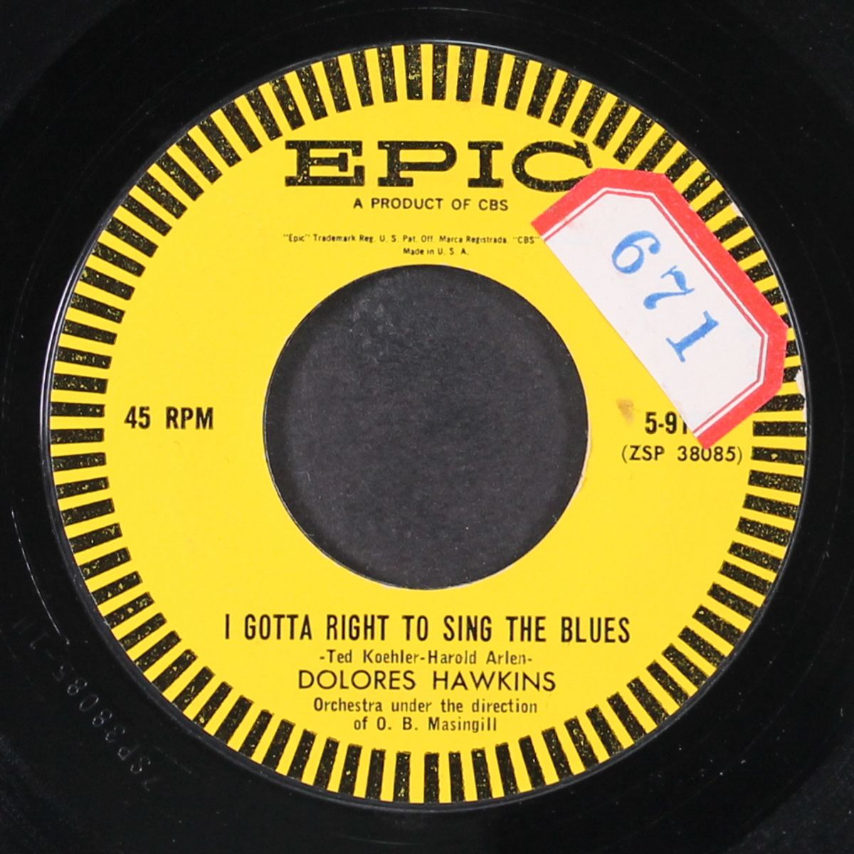 i'll be seeing you / i gotta right to sing the blues by DOLORES HAWKINS