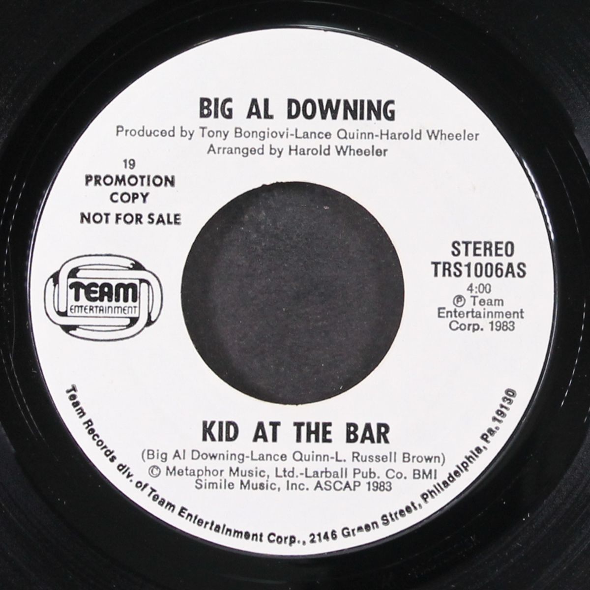 kid at the bar by BIG AL DOWNING