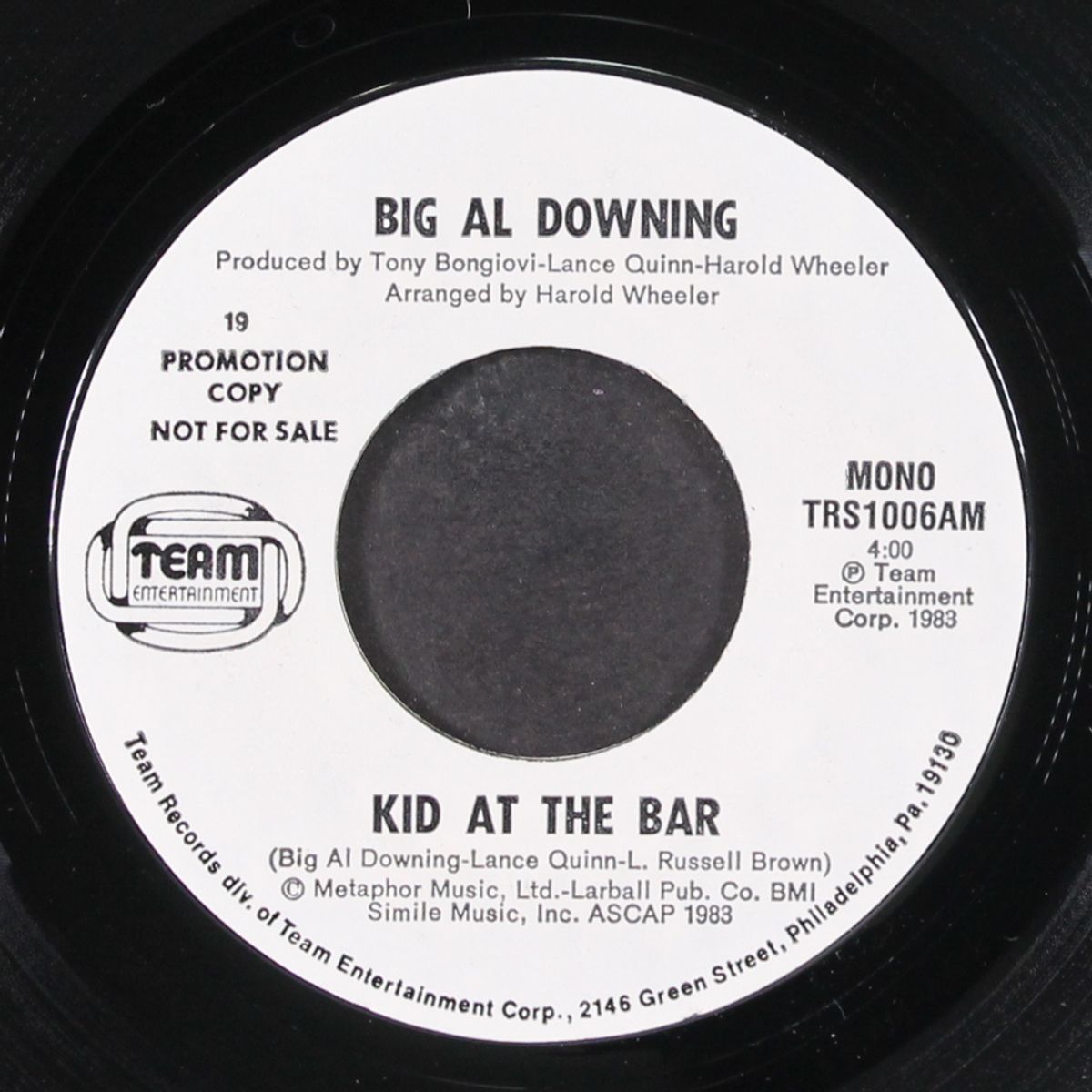 kid at the bar by BIG AL DOWNING