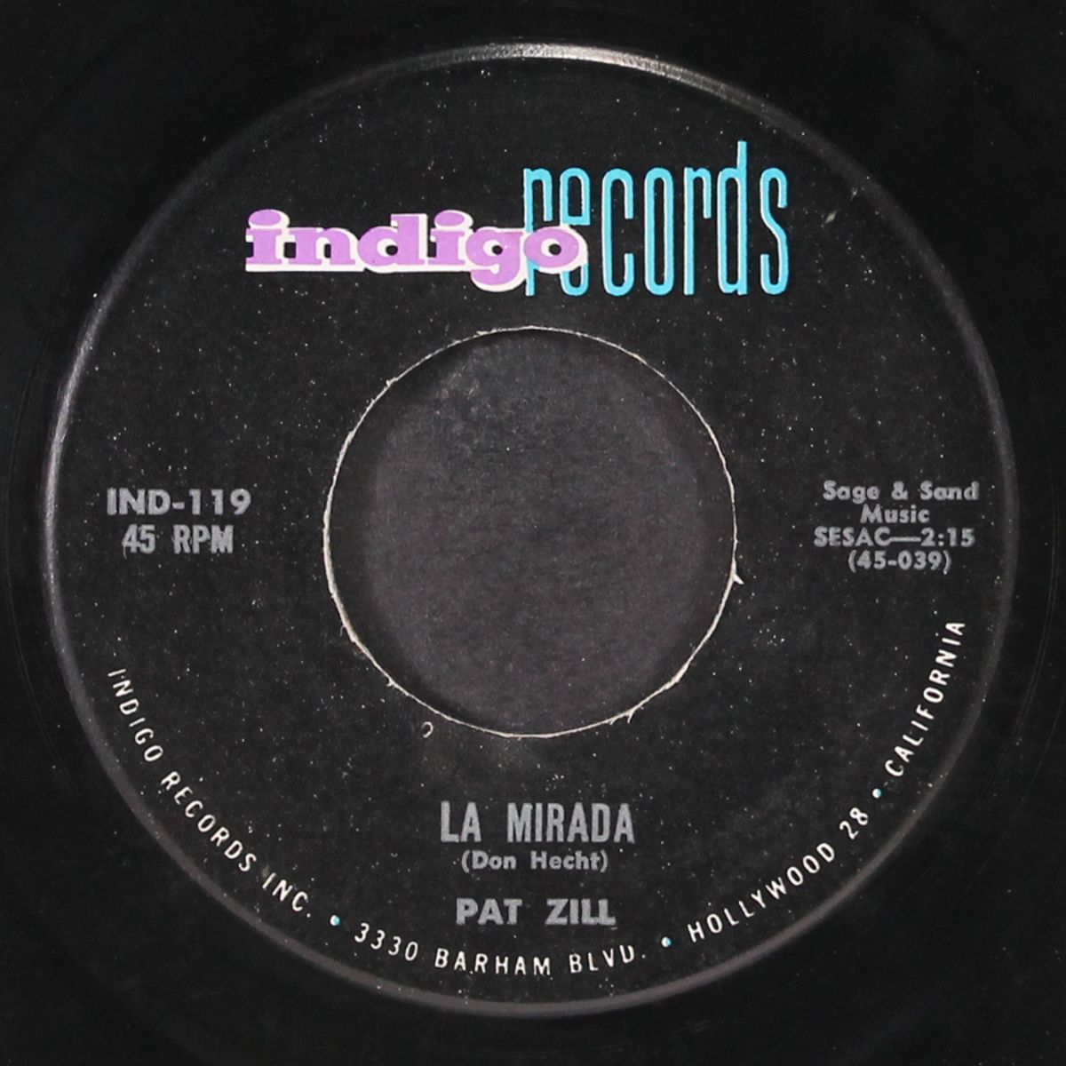 la mirada / pick me up on your way down by PAT ZILL