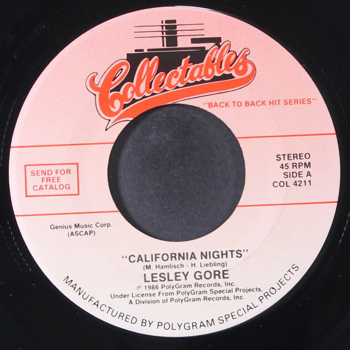 california nights / that's the way boys are by LESLEY GORE