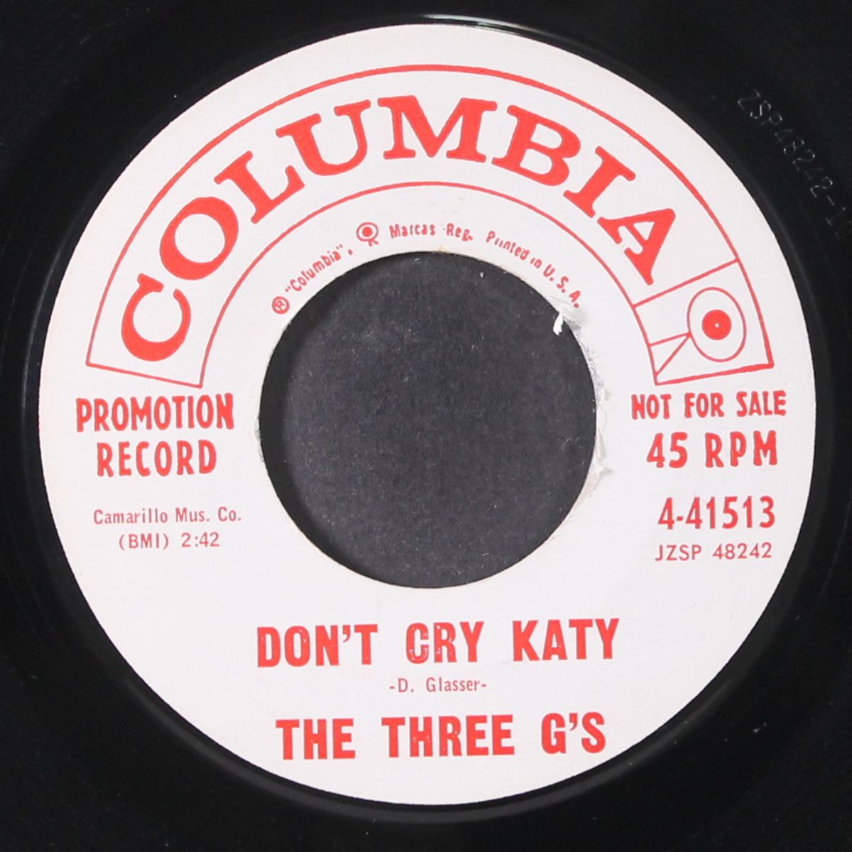 barbara / don't cry katy by THREE G'S