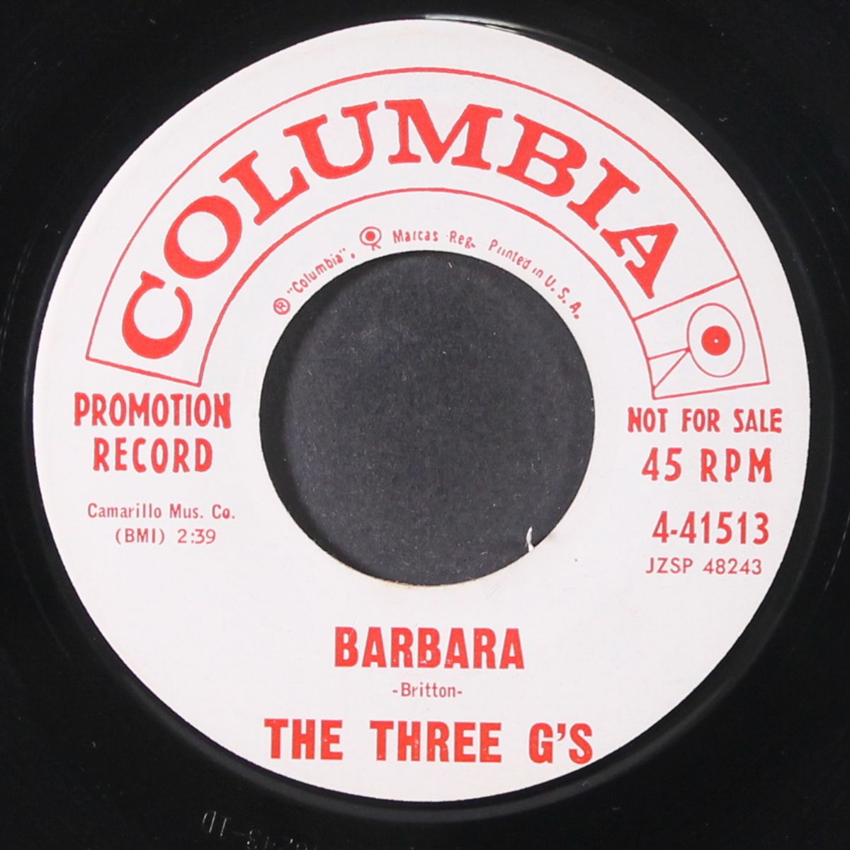 barbara / don't cry katy by THREE G'S